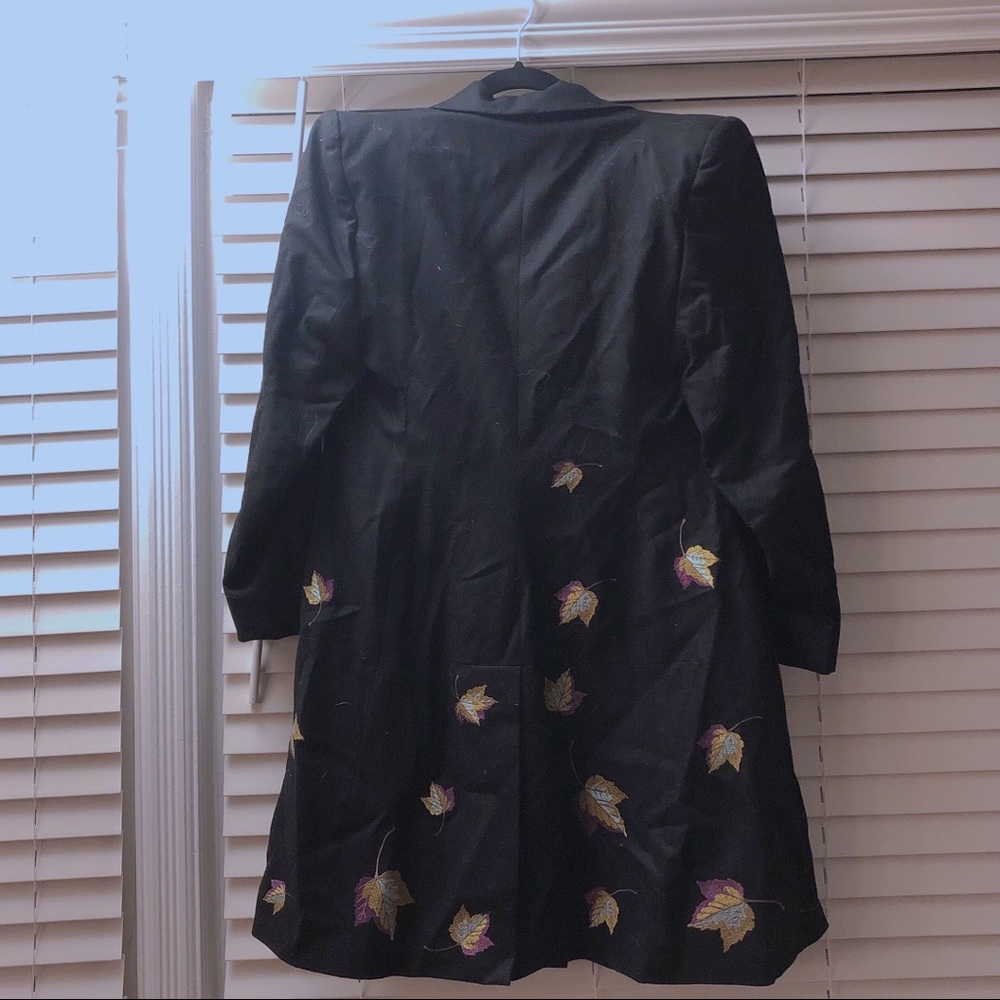 Givenchy Couture Trench Coat Black Maples